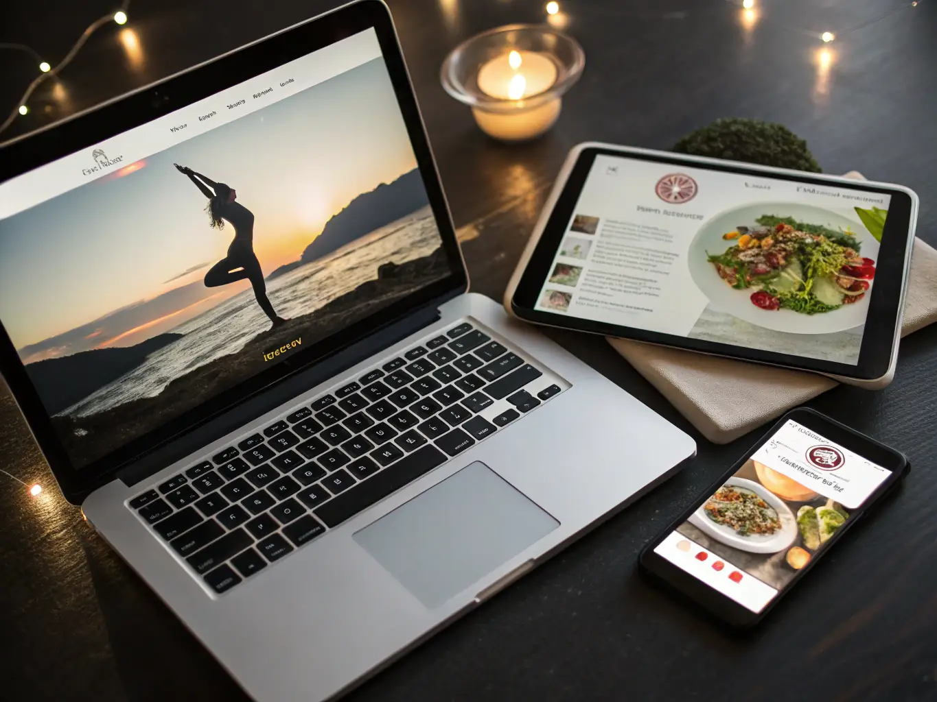 A detailed wellness plan laid out on a tablet or paper, with supplements and lifestyle tips displayed neatly.